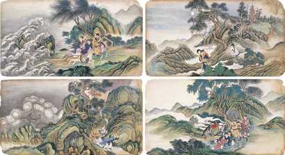 佚名 人物故事 册页